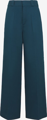 DICKIES Wide leg Pantalon 'GROVE HILL REC' in Blauw: voorkant