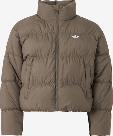 Veste d’hiver ADIDAS ORIGINALS en marron : devant
