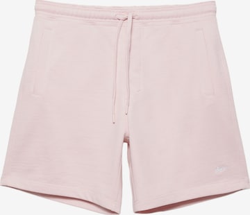 Largi Pantaloni 'STWD' de la Pull&Bear pe roz: față