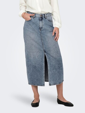 ONLY - Falda 'ONLAYOE' en azul: frente