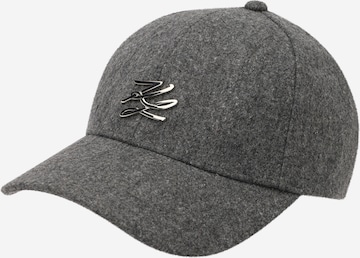 Casquette Karl Lagerfeld en gris : devant