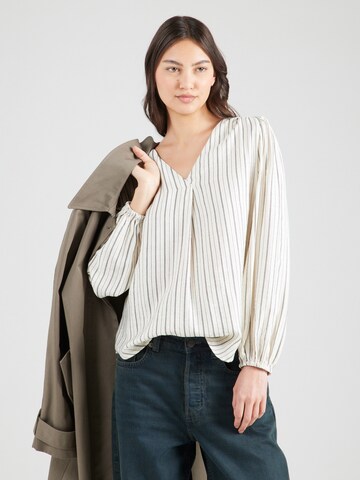 Fransa Blouse 'ARIANA' in Beige: voorkant