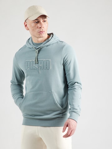 PUMA Sport sweatshirt 'ESS' i grön: framsida