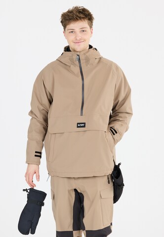 SLOPE Sportjacke 'Ruki' in Beige: Vorderseite