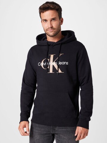 Calvin Klein Jeans Sweatshirt 'Essentials' in Black: front