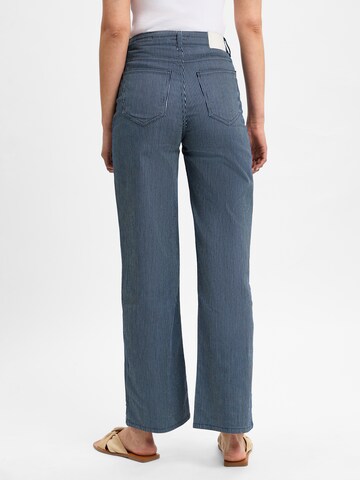 OPUS Wide leg Broek 'Mivy' in Blauw