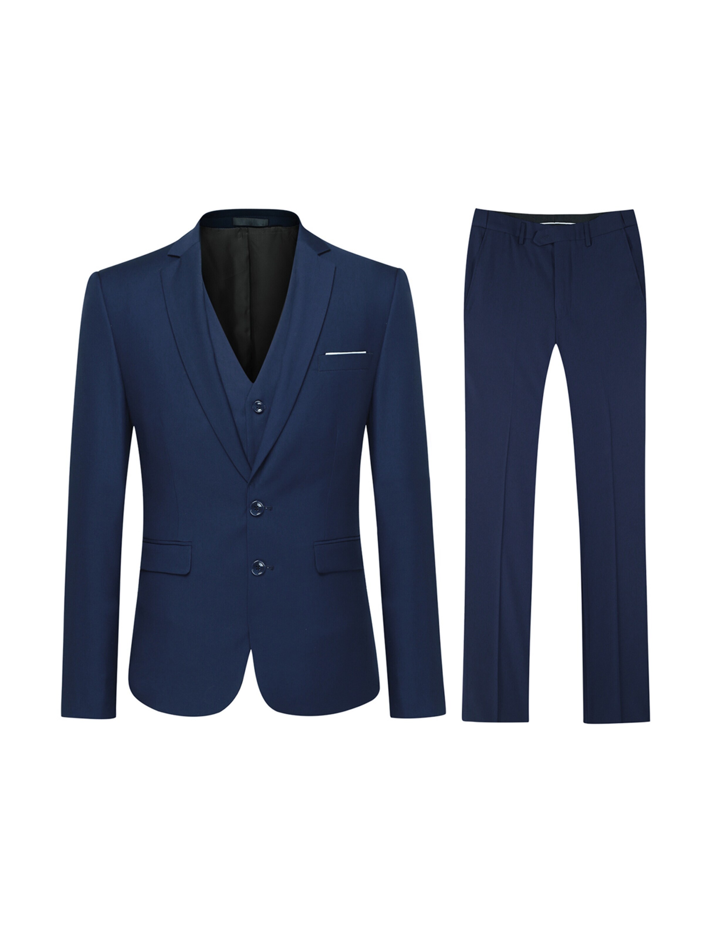 YOUTHUP Suit 'Schlicht' in Blue: front