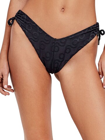 Gisela Bikini-Unterteile in Schwarz: Vorderseite