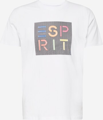 ESPRIT Shirt in Wit: voorkant