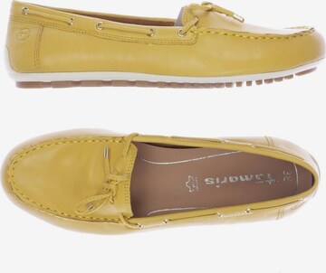 TAMARIS Flats & Loafers in 38 in Yellow: front