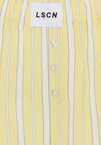 LSCN by LASCANA Short Pajama Set in Yellow