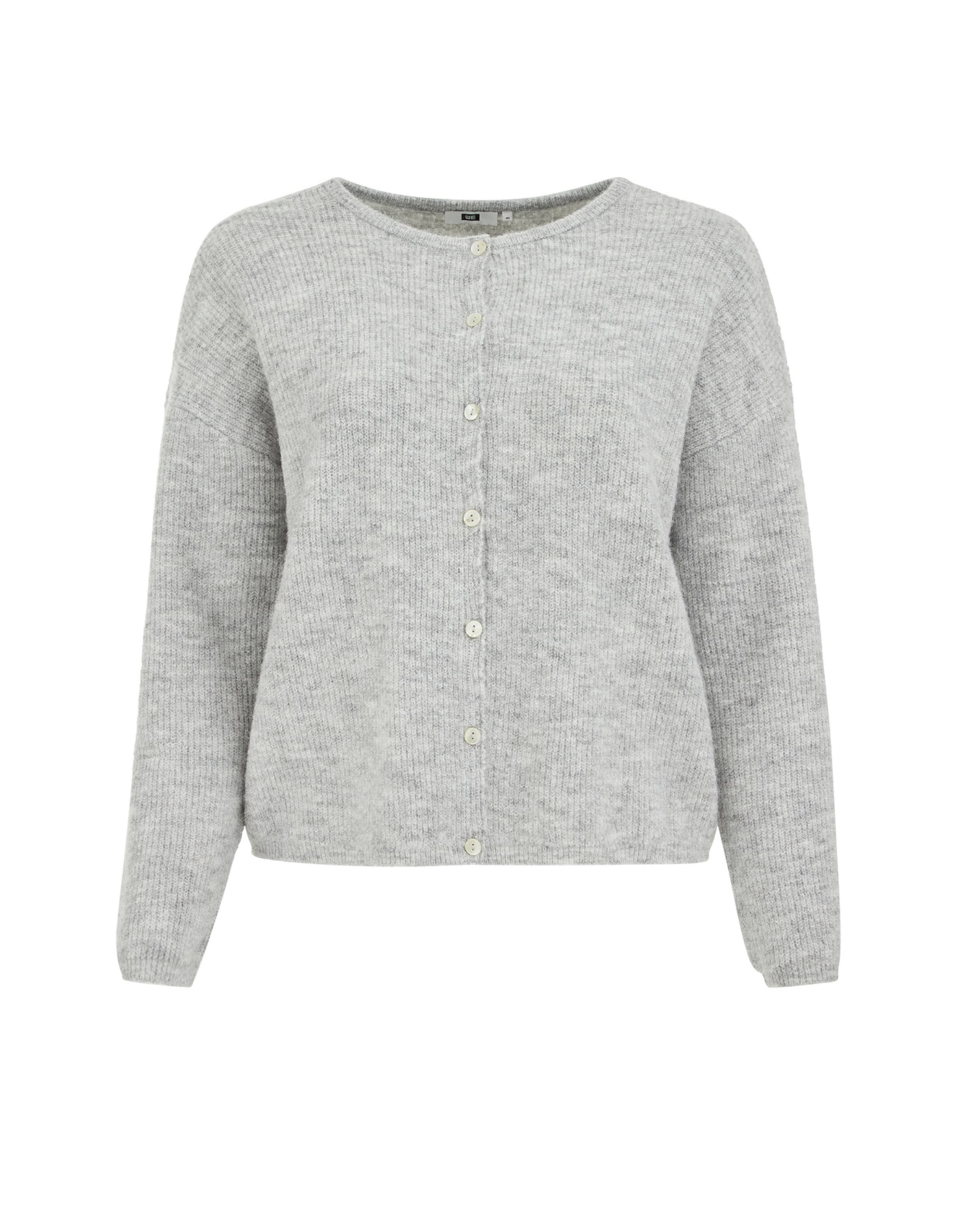Cardigan WE Fashion en gris : devant