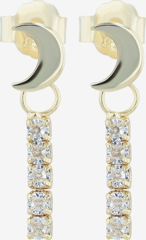 Akzent Earrings '"Nevana" aus 925 Sterlingsilber, rhodiniert, langlebig' in Gold: front
