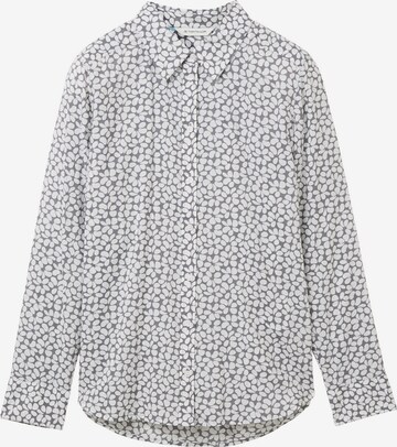 TOM TAILOR Blouse in Grey: front