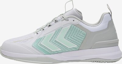 Hummel Chaussure de sport 'Dagaz' en vert pastel / blanc, Vue avec produit