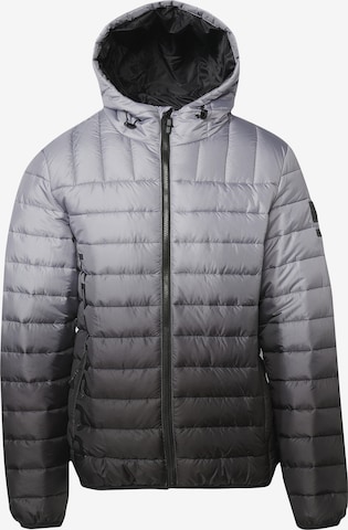 KOROSHI Winter Jacket in Grey: front