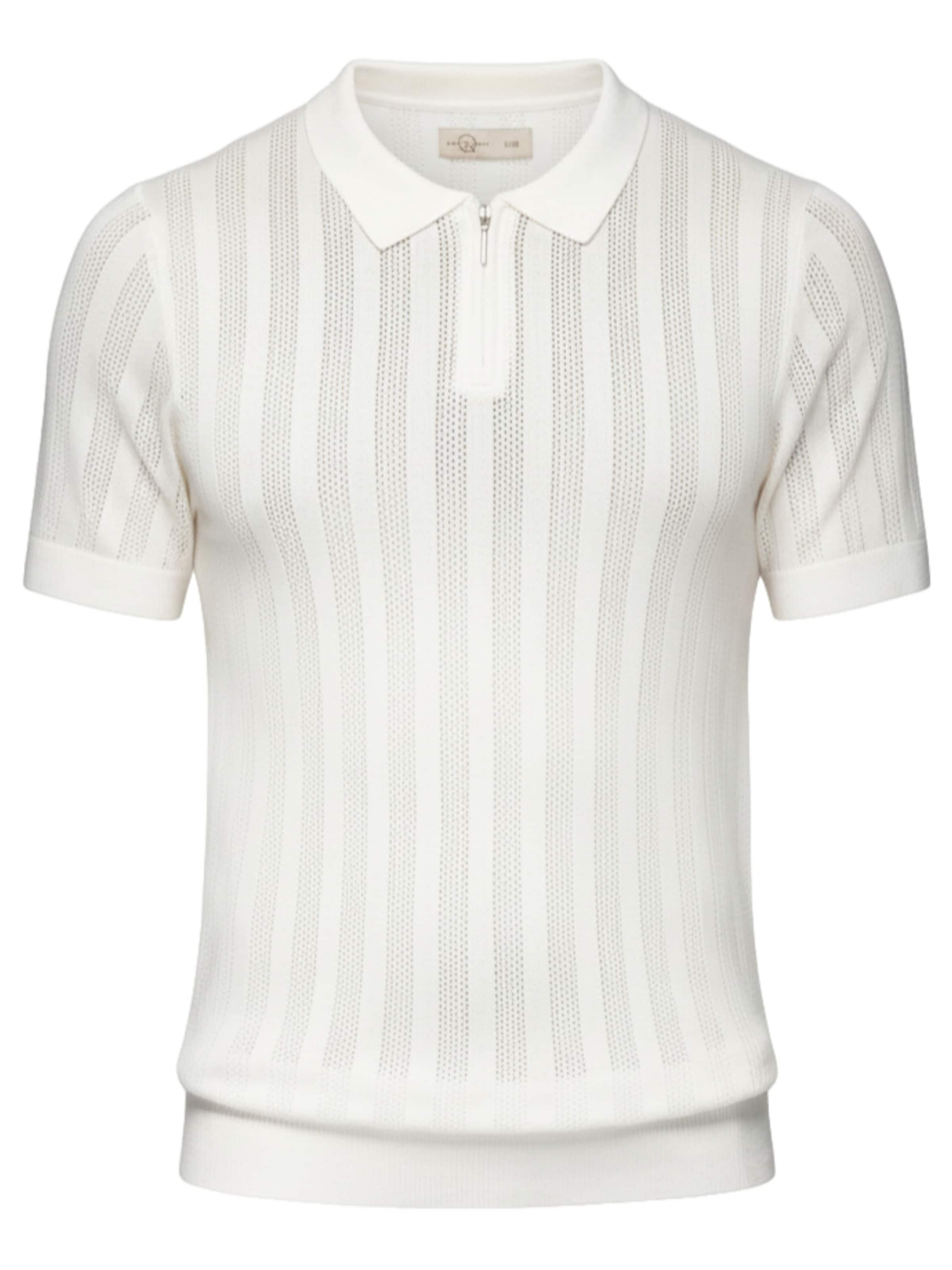 Ombre Shirt in Wit: voorkant