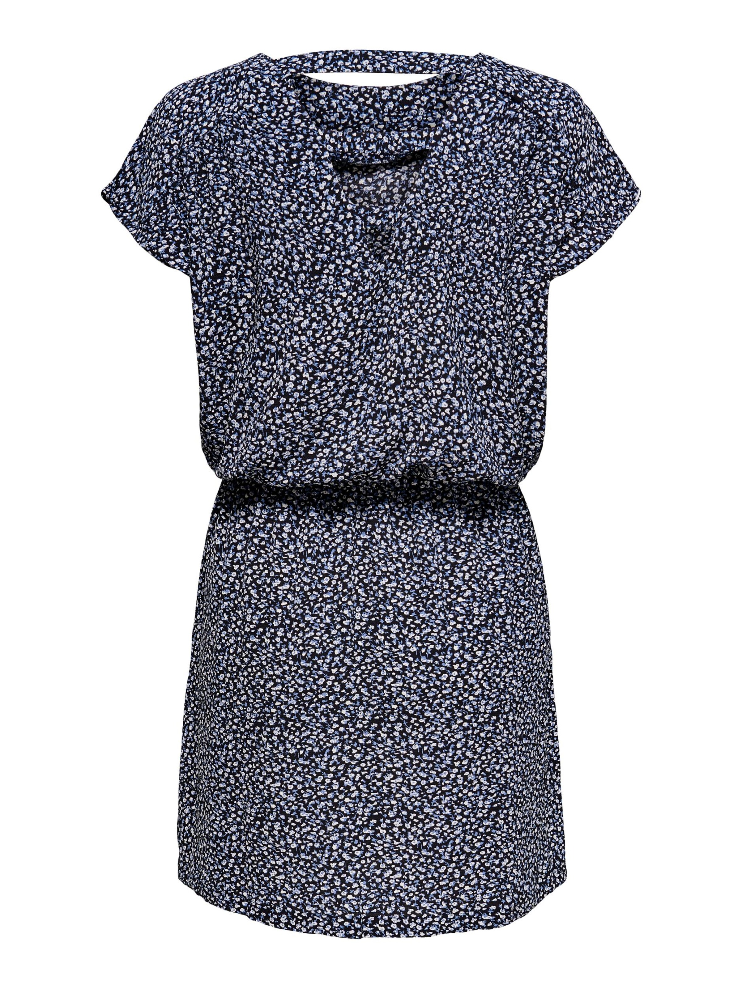 Frauen Kleider ONLY Kleid 'Marianna Myrina' in Navy, Hellblau - YI30108 Frauen Kleider ONLY Kleid 'Marianna Myrina' in Navy, Hellblau - YI30108