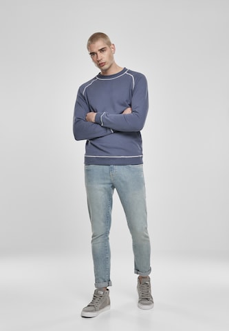 Urban Classics Regular fit Sweatshirt in Blue