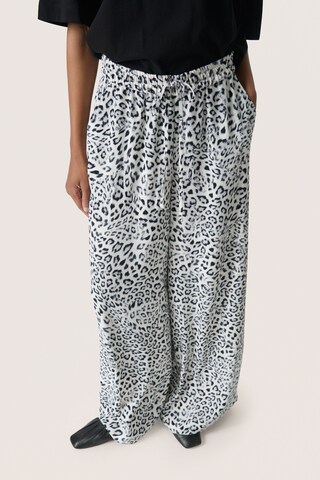 Wide Leg Pantalon 'Shirley' SOAKED IN LUXURY en mélange de couleurs