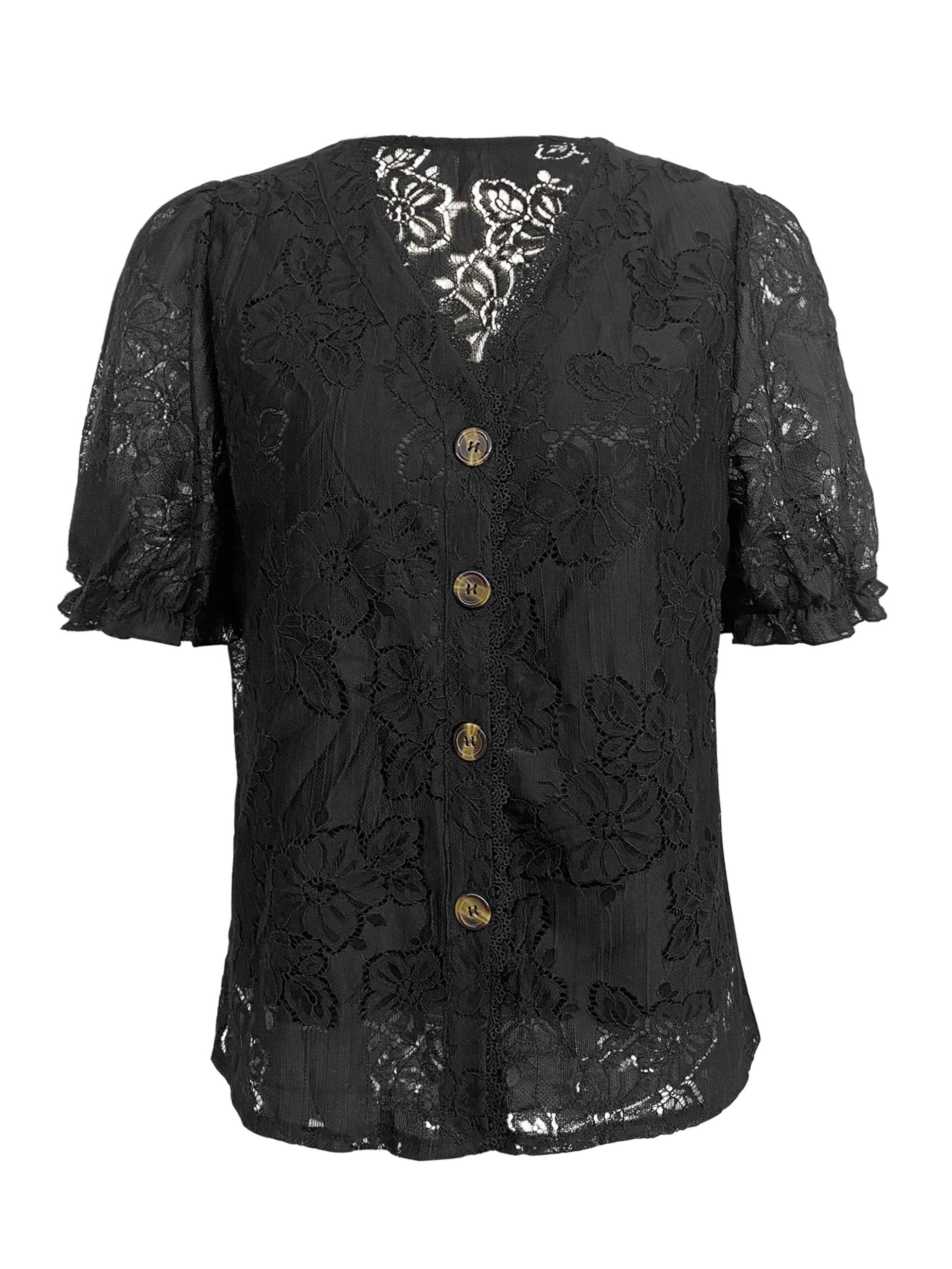 MEETWEE Top in Black: front