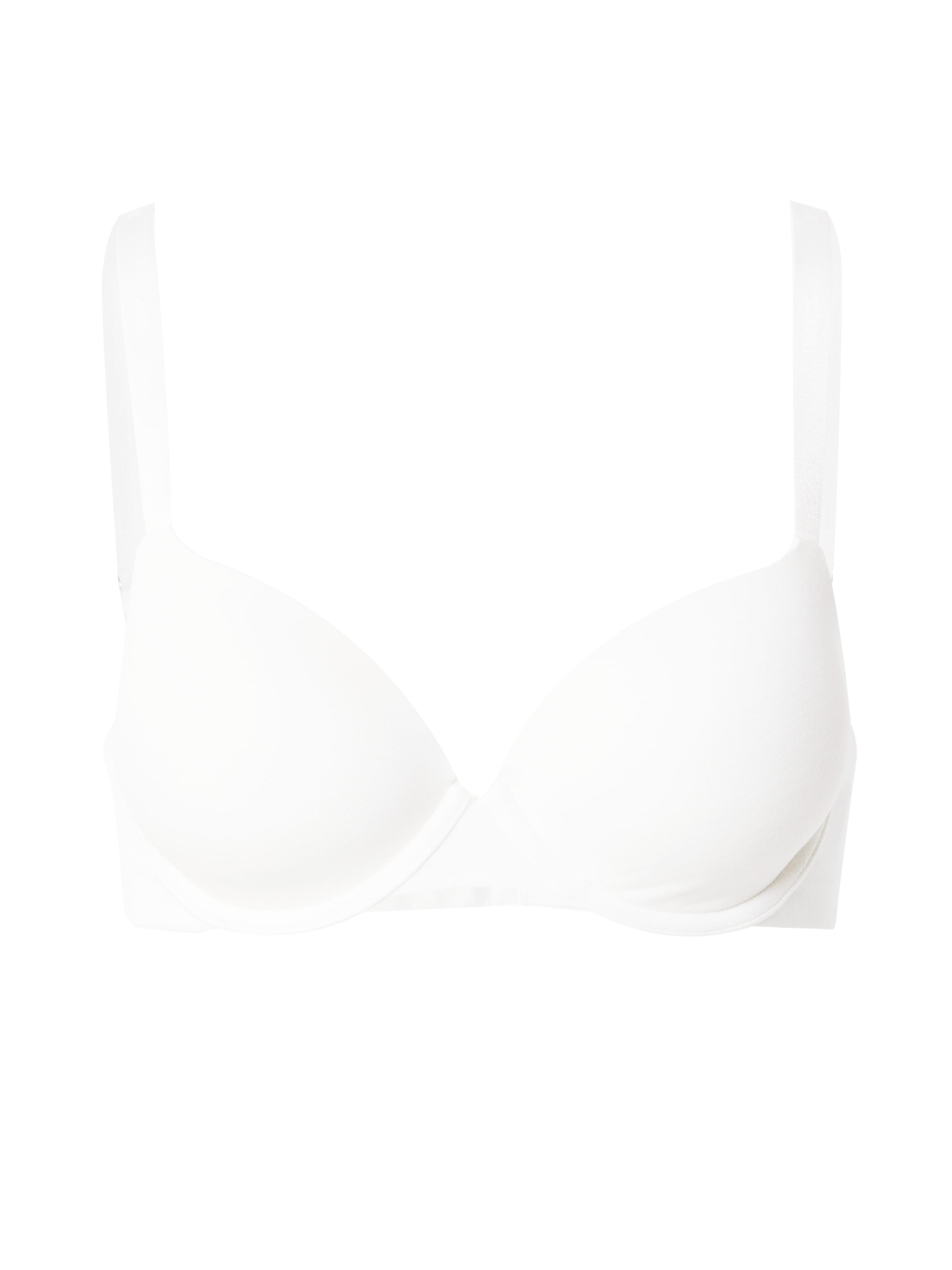 BOSS T-Shirt Nedrček | bela barva: sprednja stran