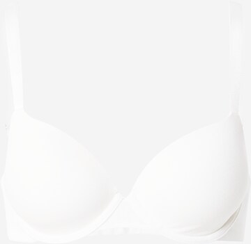 BOSS T-shirt Bra in White: front