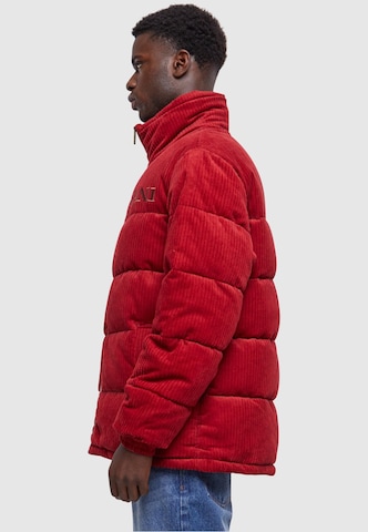 Karl Kani Winter jacket 'Retro Corduroy' in Red