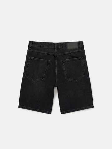 Pull&Bear Loosefit Farmer - fekete