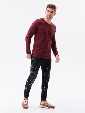 Ombre Shirt 'L136' in Red