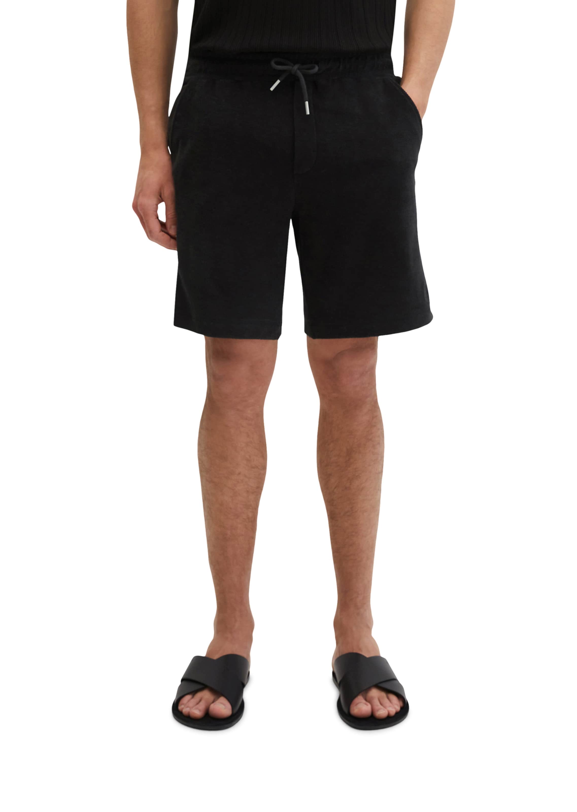 Marc O'Polo Regular Pants in Black: front