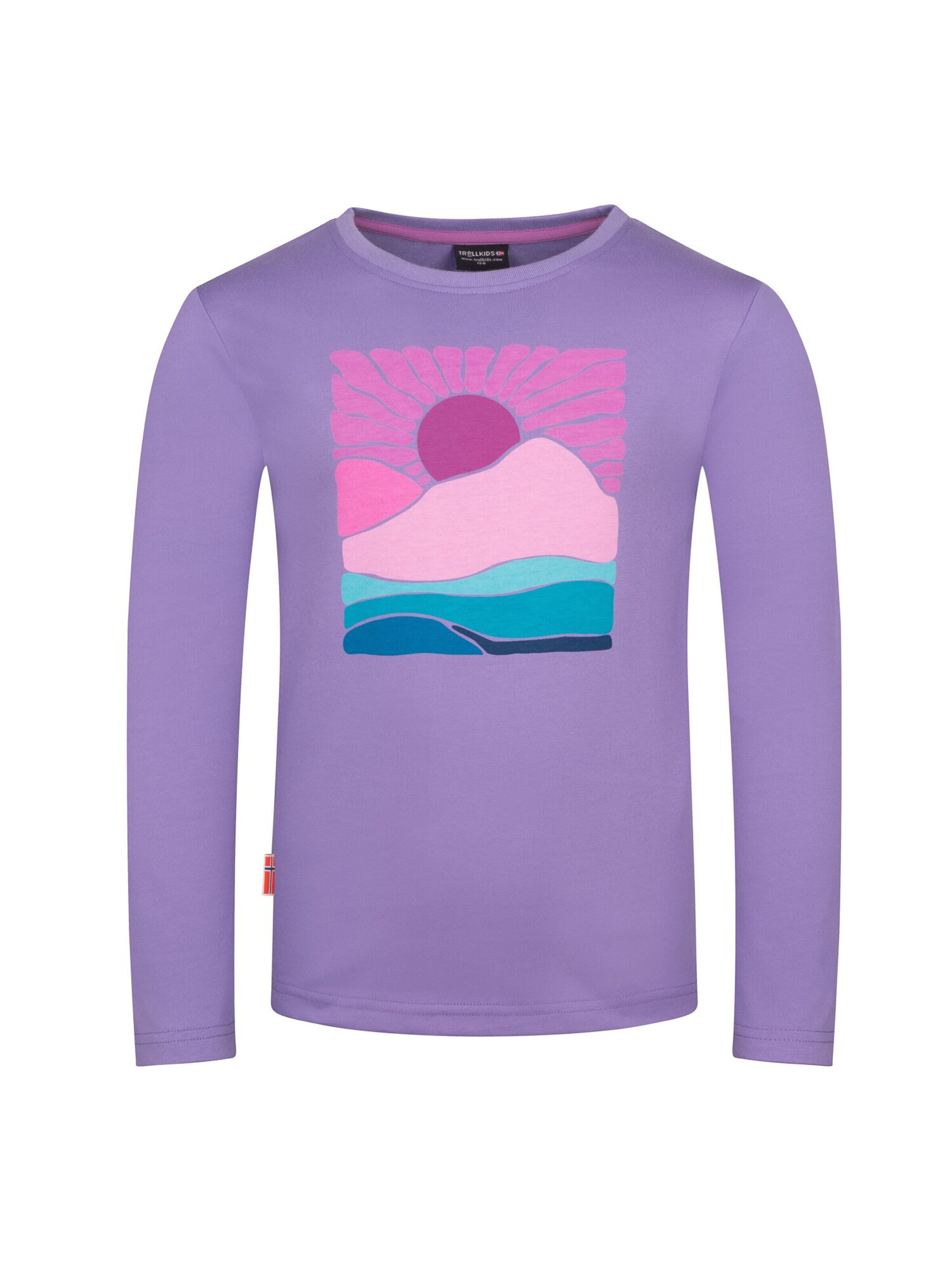 TROLLKIDS Performance Shirt in Purple: front