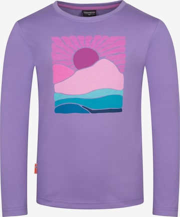 TROLLKIDS Performance Shirt in Purple: front