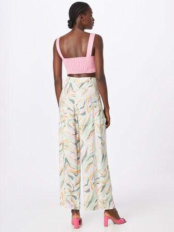 Nasty Gal Wide leg Pleat-front trousers in Mixed colours