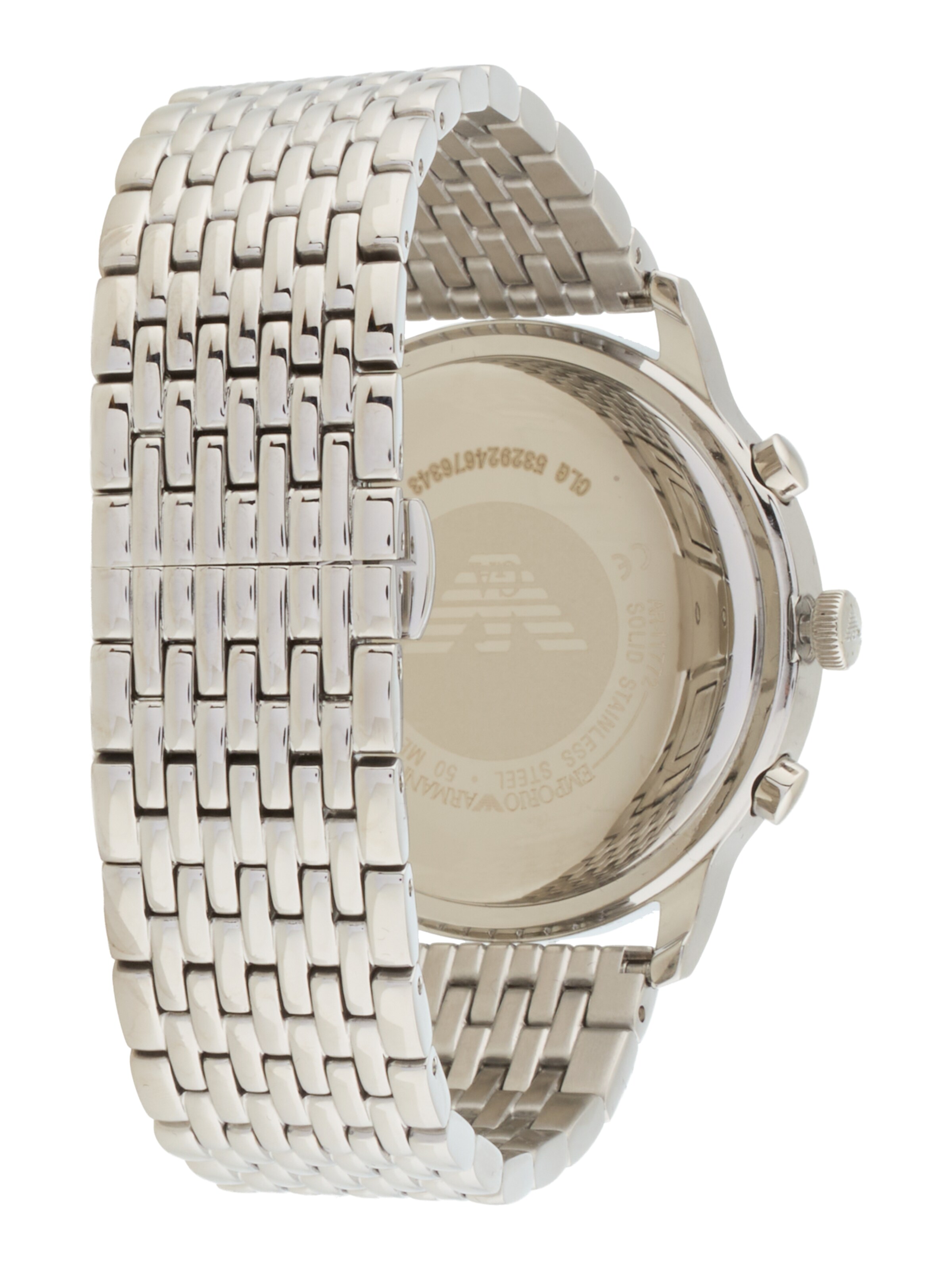 Montre à affichage analogique Emporio Armani en argent