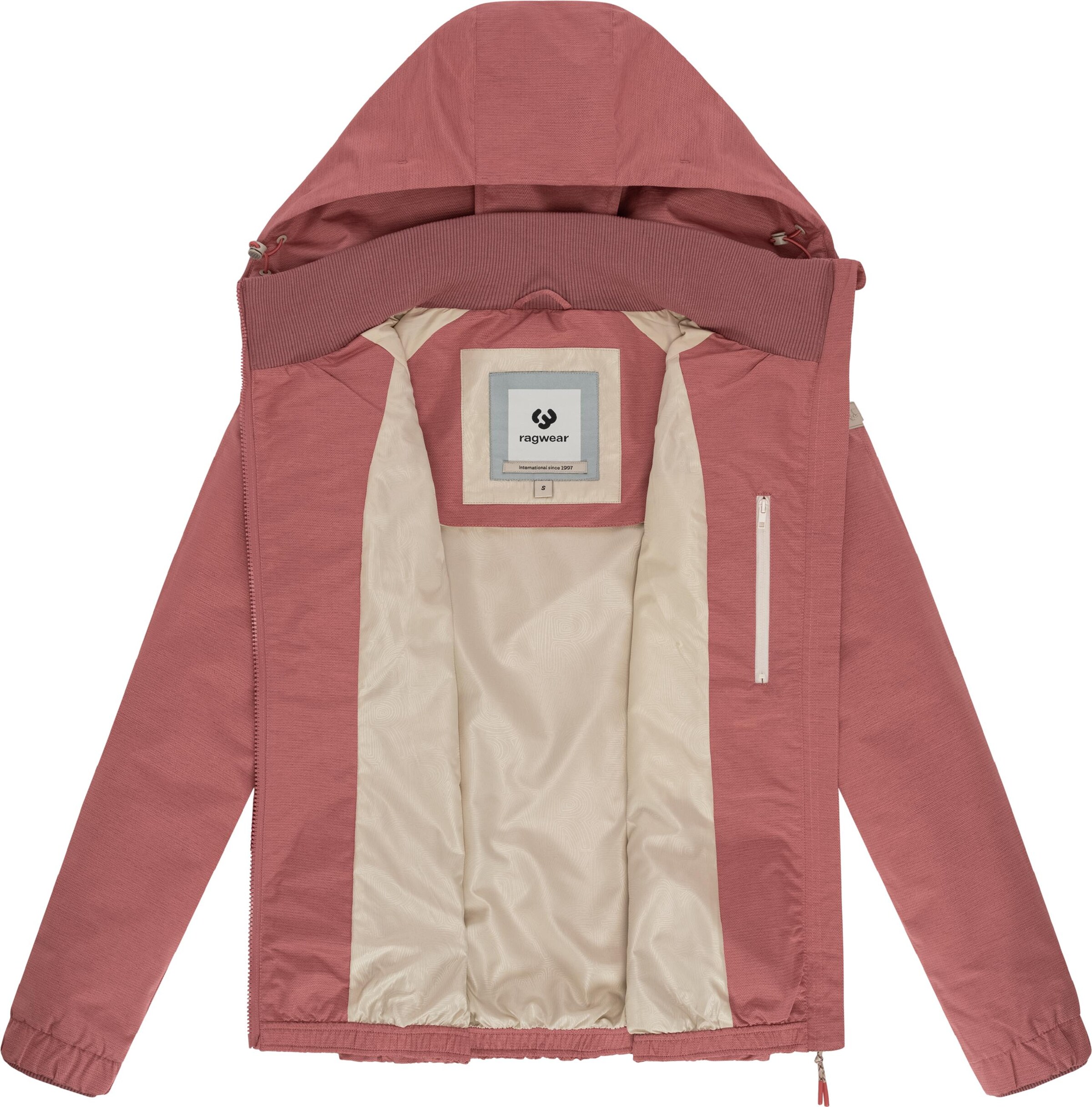 Giacca funzionale 'Dizzie' di Ragwear in rosa