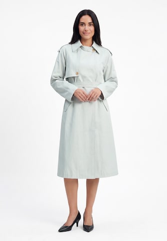 Manteau mi-saison usha BLACK LABEL en gris : devant