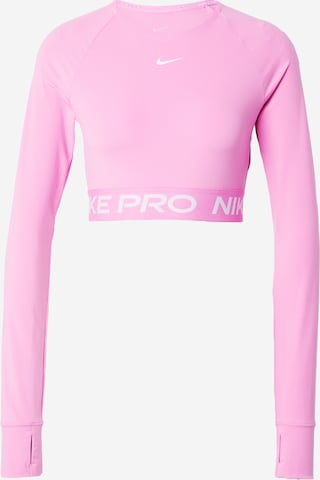 NIKE Functioneel shirt 'PRO' in Roze: voorkant