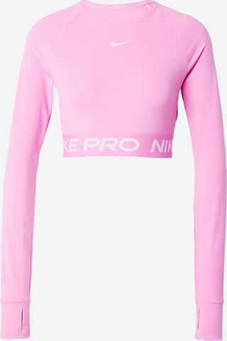 T-shirt fonctionnel 'PRO' NIKE en rose : devant