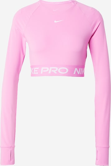 NIKE Functioneel shirt 'PRO' in de kleur Pink / Wit, Productweergave