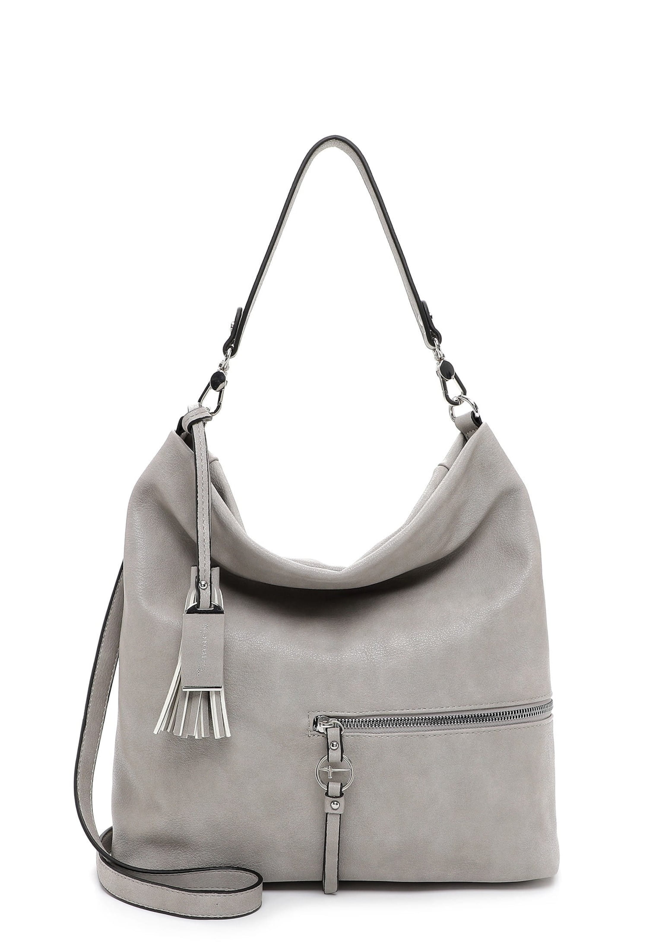 Borsa a spalla 'Nele' di Tamaris in grigio: frontale