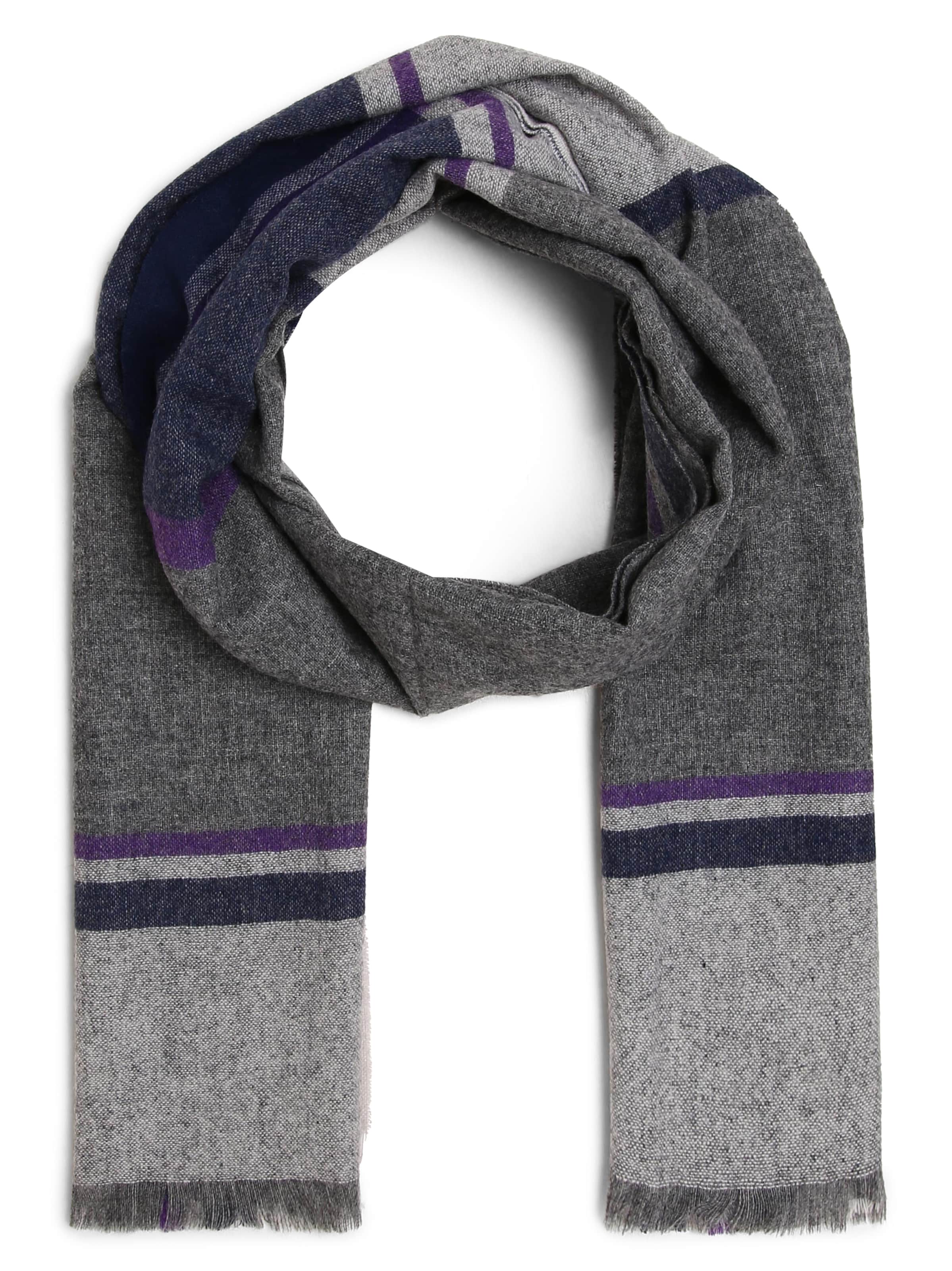 Finshley & Harding London Schal in Blau: Vorderseite