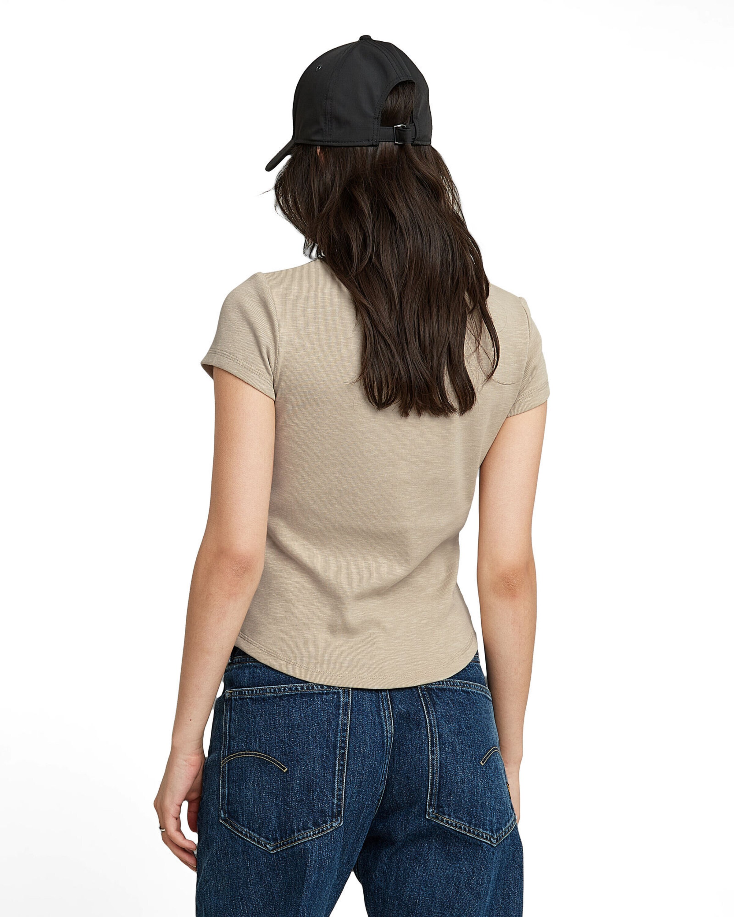 G-STAR Shirt 'Micro Placket' in Beige