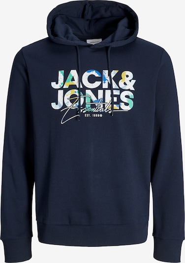 JACK & JONES Sweater majica 'JJGeplas' u plava / noćno plava / menta / bijela, Pregled proizvoda