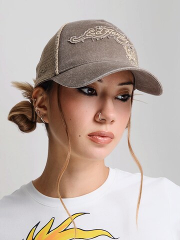 Ed Hardy Cap in Beige