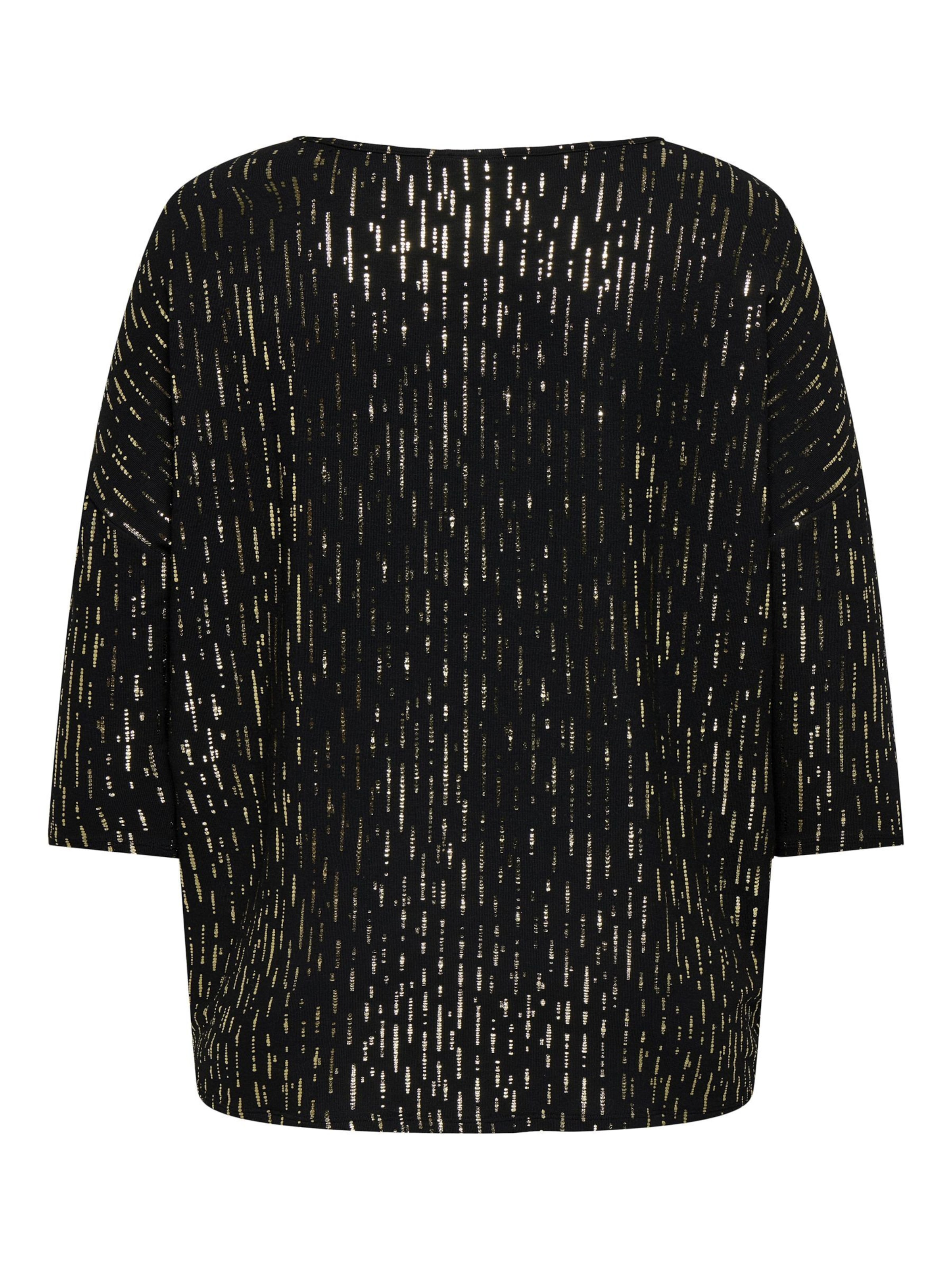 Maglietta 'Foila' di ONLY Carmakoma in nero