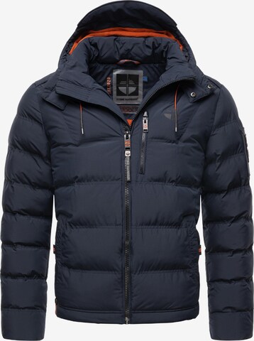 STONE HARBOUR Winter jacket 'Arvidoo' in Blue: front