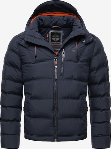 STONE HARBOUR Winter Jacket 'Arvidoo' in Blue: front