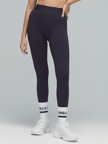 DRILLS Apparel Skinny Leggings‌‌‌‌‌‌‌‌‌‌ in Schwarz: Vorderseite