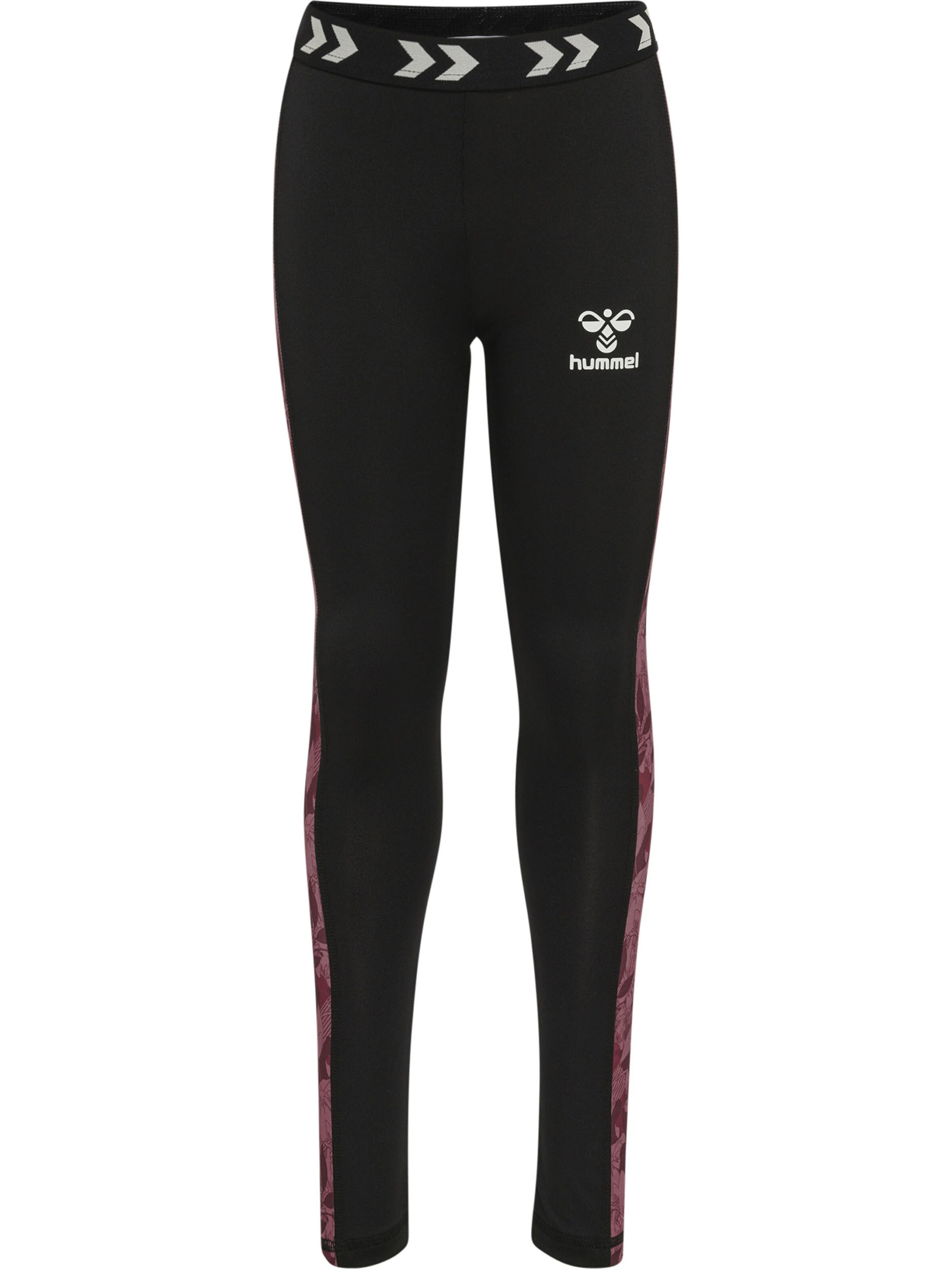 Hummel Skinny Sportbroek 'NANNA' in Zwart: voorkant